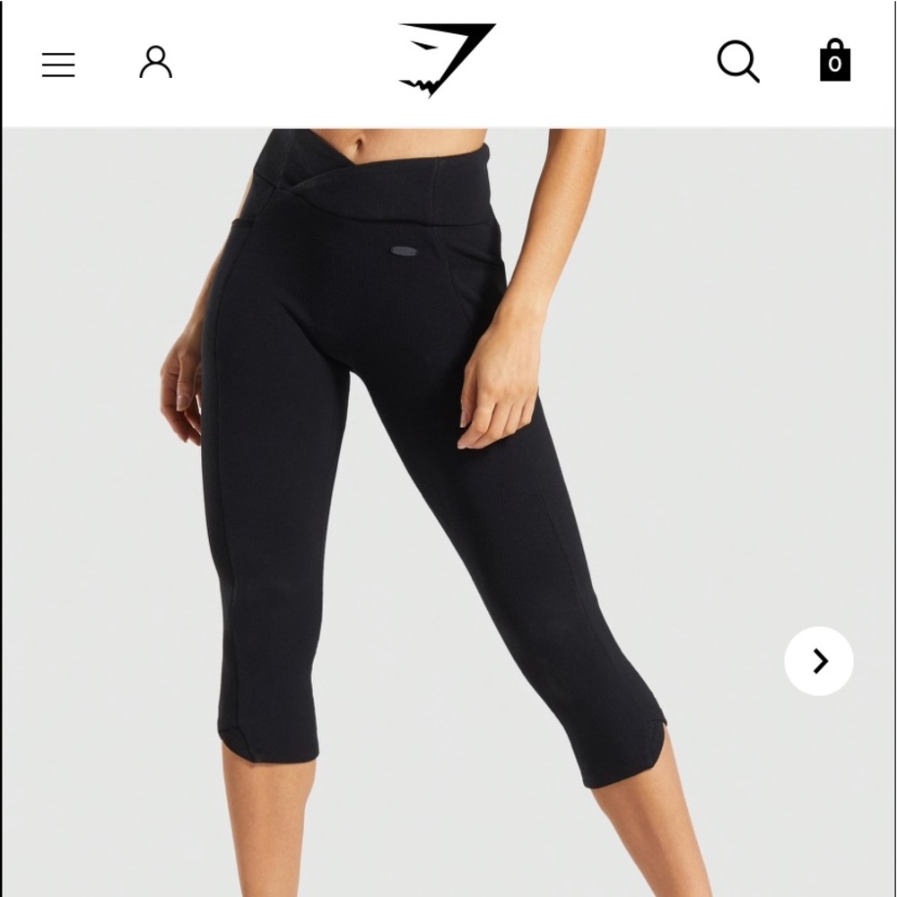 Gymshark Poise Cropped Leggings
